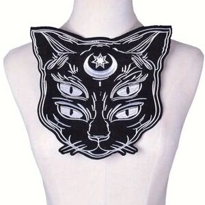 Large Mystical Moon Cat Patch